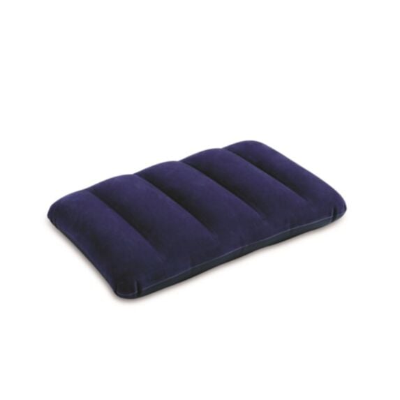 Oreiller floqué rectangulaire 34cm bleu foncé - INTEX