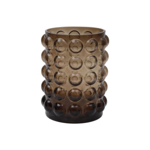 Vase verre D15,5x20cm vert