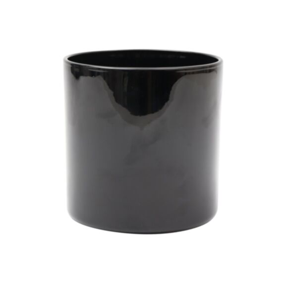 Vase photophore verre D15xH15cm gris