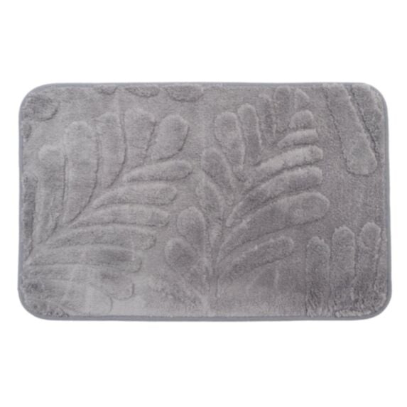 Tapis de salle de bains 38x58cm motif feuilles tropicales