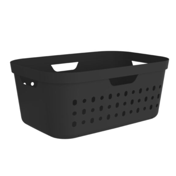 Corbeille à linge noire 39L - JIVE