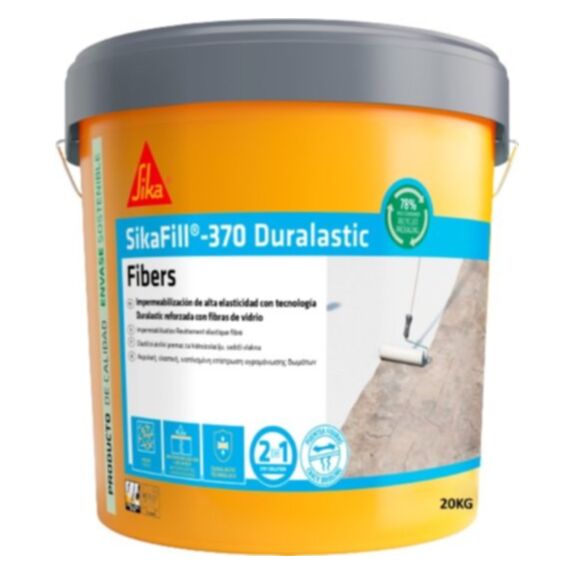 Imperméabilisant Sikafill 370 fibre grise 20 kg  - SIKA