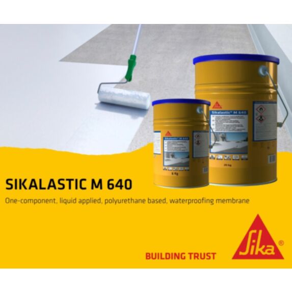 Membrane liquide Sikalastic M 640 blanc 6 kg  - SIKA