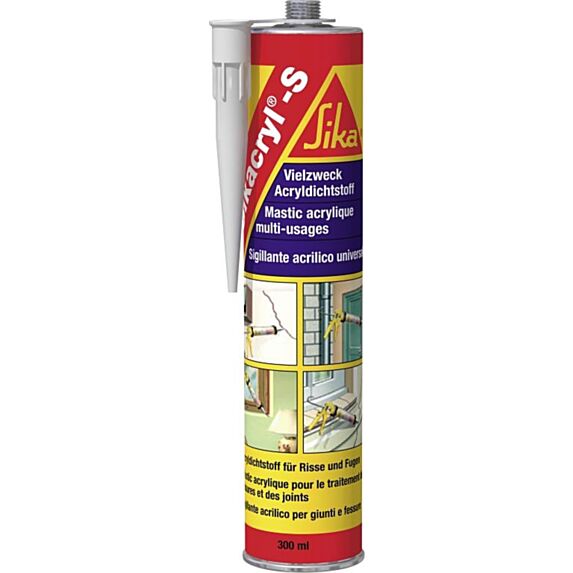 Mastic acrylique acajou 300 mL -SIKACRYL
