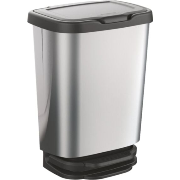 Poubelle à pédale Jive 20 L silver - JIVE
