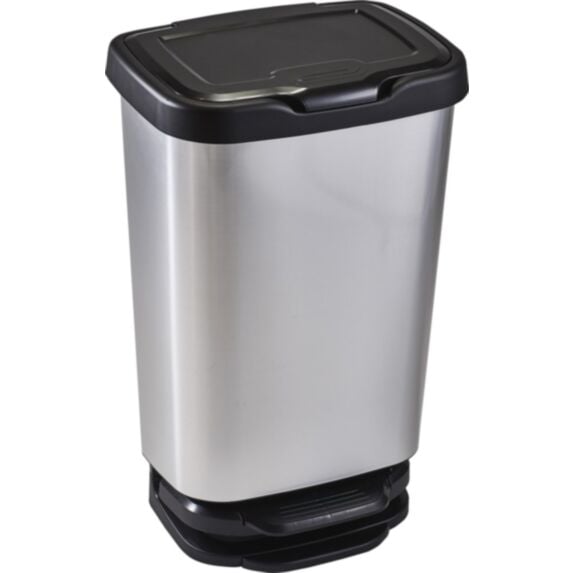 Poubelle de cuisine à pédale Jive 40L Silver