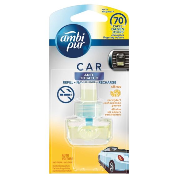 ambi pur after tobacco refill Recharge pour désodorisant voiture after tobacco - AMBIPUR
