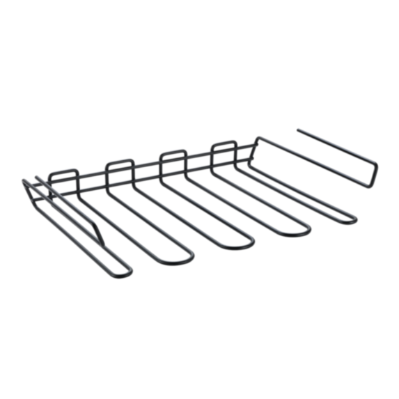 Porte-verres à pieds Mycristal acier métal noir - METALTEX