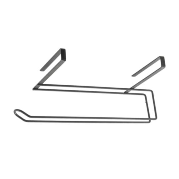 Porte-essuie-tout suspendu Easy Roll métal noir - METALTEX