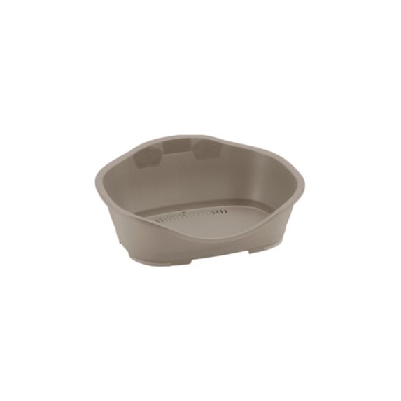 Corbeille plastique sleeper pour chien 45 cm 56 x 43 x 24 cm taupe