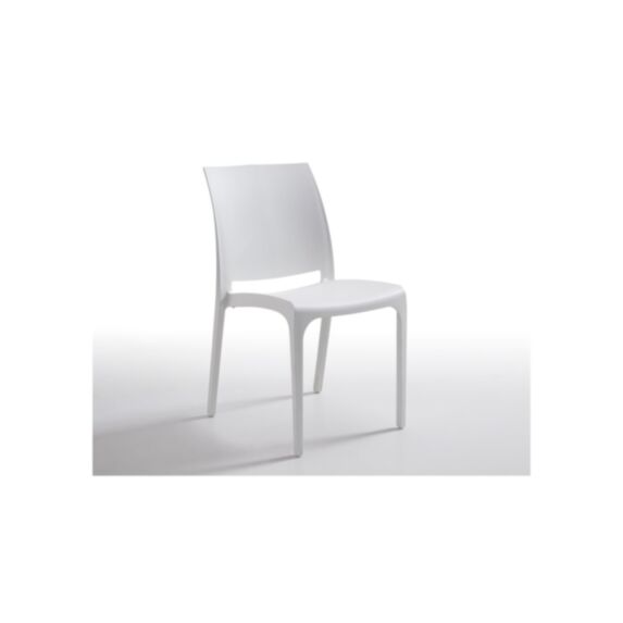 Chaise Volga 46 x 54 x 80 cm blanc