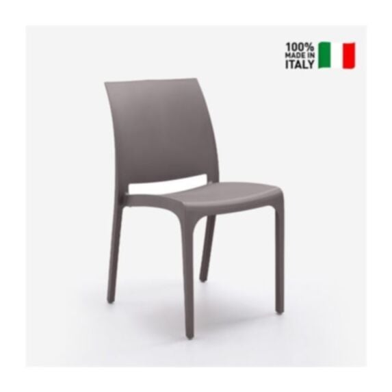 Chaise Volga 46 x 54 x 80 cm taupe