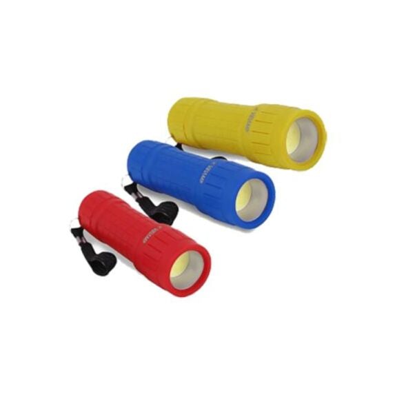Lampe torche 2W, 4 couleurs assorties - VELAMP