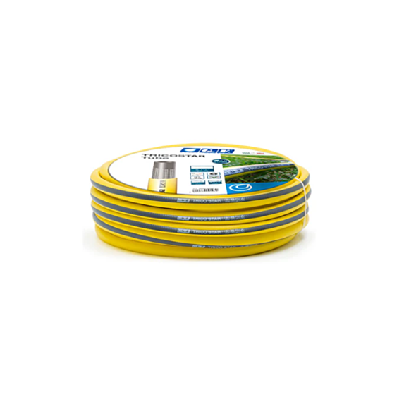 Tuyau d'arrosage Trico Star Tricoté 25m Jaune - GF
