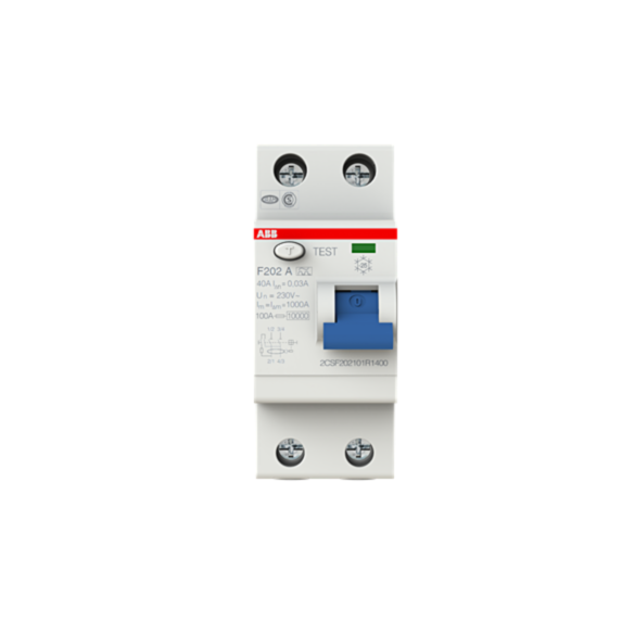 Disjoncteur différentiel 2P 40A 30mA -ABB
