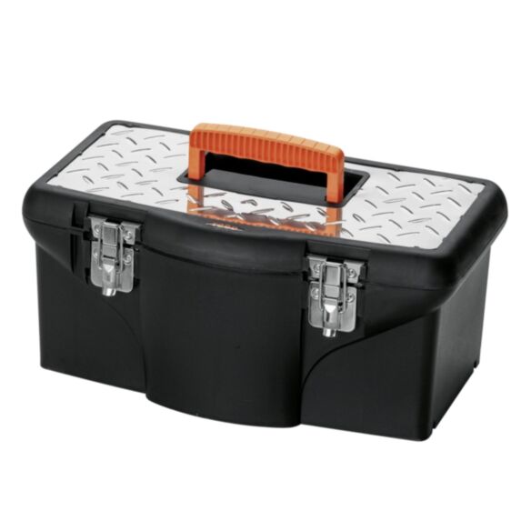 Boîte à outils 56 cm, couvercle métal - TOOD
