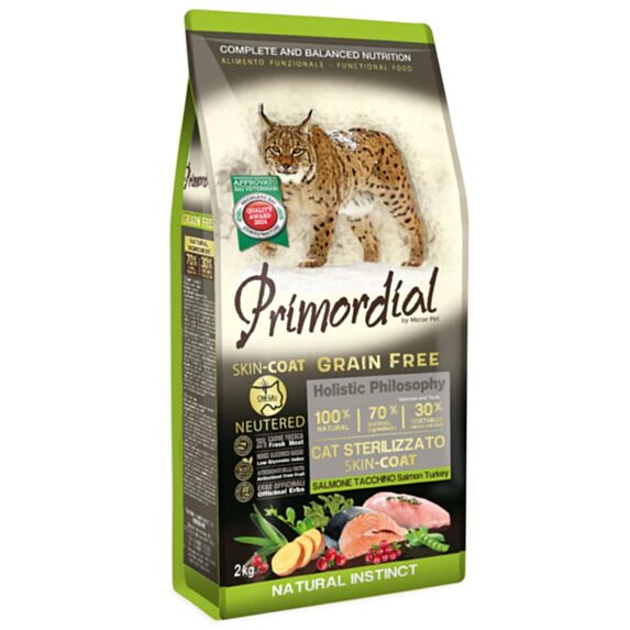 Croquette chat adulte Neutered peau & pelage saumon dinde 2 kg - MISTERPET