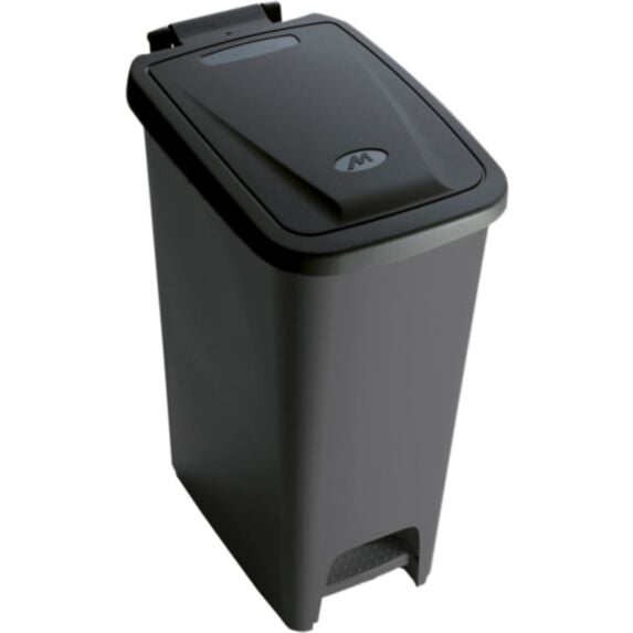 Poubelle de cuisine à pédale 27L anthracite
