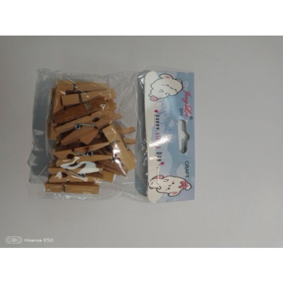 Set de 20 clips en bois - HOBBYWORLD