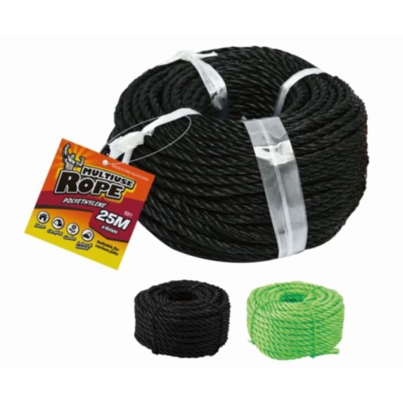 Corde polyéthylène Ø4mm 25m 2 coloris - UNCLE BILLS