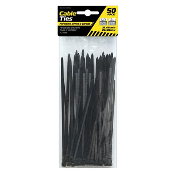 Lot de 50 colliers de serrage 2 tailles - UNCLE BILLS