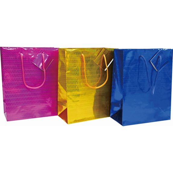 Sac cadeau holographique M 18 x 23 cm - UBL