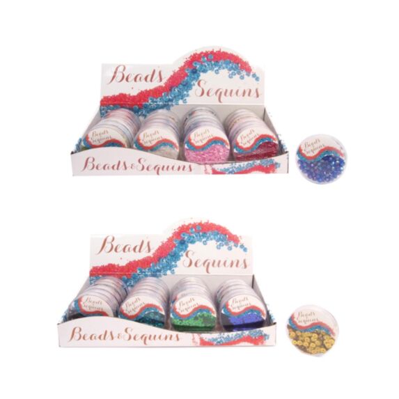 Perles paillettées assortiment - UBL