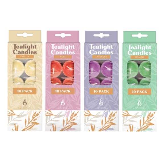 Lot de 10 bougies chauffe-plats - UBL
