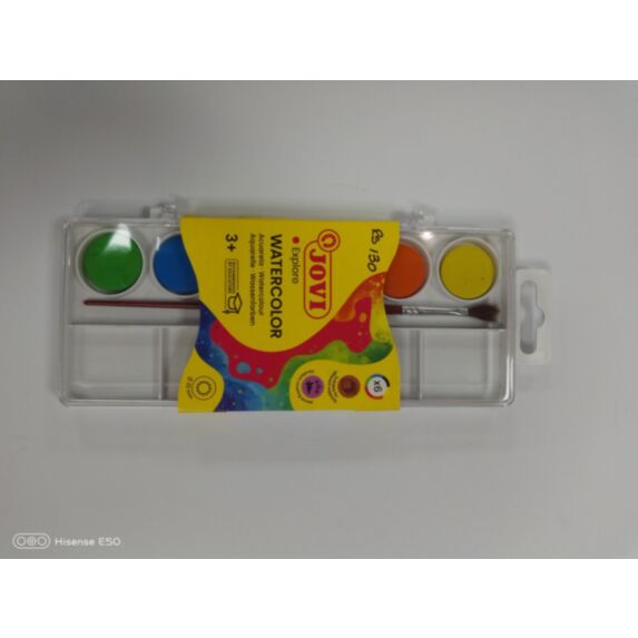 Set de 6 aquarelles avec pinceau - JOVI