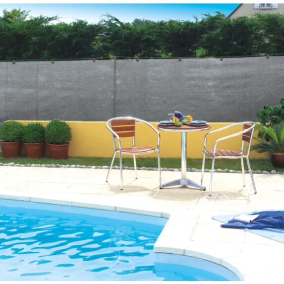 Brise vue pe tisse 95% avec boutonniere 1,50x5m - NORTENE