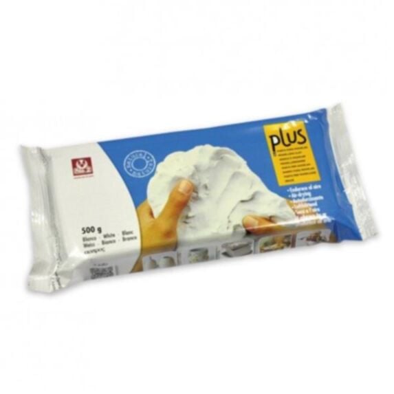 Argile séchage à l'air 500 g blanc - SIO