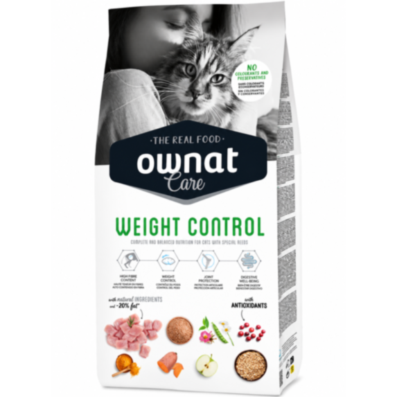 Croquette chat Care Weight Control 3kg - OWNAT