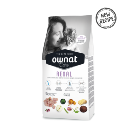 Croquette chat Care Renal 3 kg - OWNAT