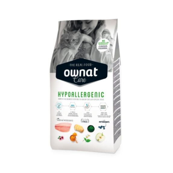 Croquette chat Care Hypoallergenic 3 kg -  OWNAT