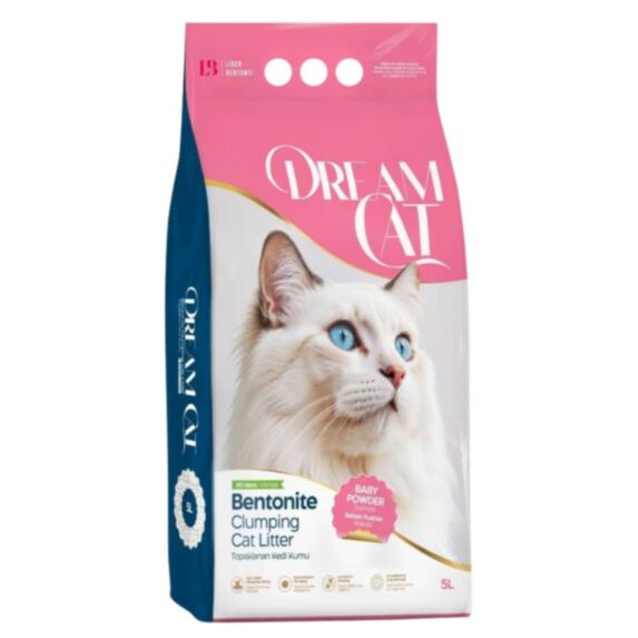 Litière pour chat 10L talc pour bébé - DREAM CAT