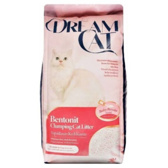 Litière pour chat 20L talc pour bébé - DREAM CAT