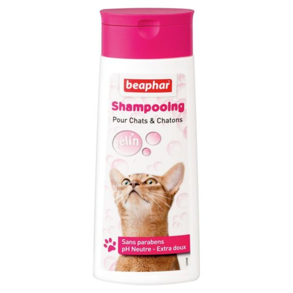 Shampooing pour chat extra doux 250ml bulles - BEAPHAR