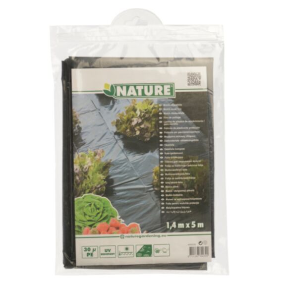 Filmpaillage LDPE noir 30µ 1,40 x 5 m - NATURE
