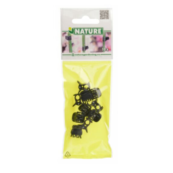Pince tuteurage noire pour orchidées x10 - NATURE