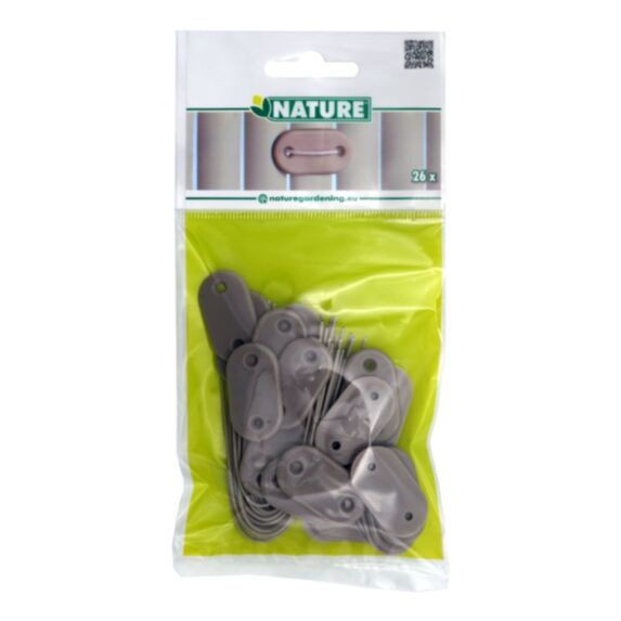 Set de fixation gris clair x26 - NATURE