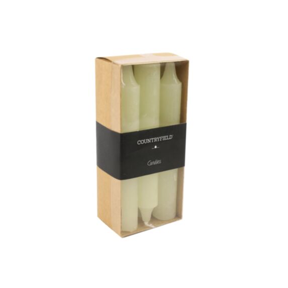 Bougie chandelle Vela Ø2xH.14cm crème - DECOSTARS