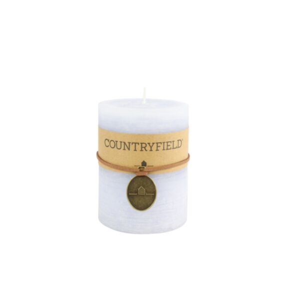 Bougie ronde Tonnie H7cm bleu clair - DECOSTARS