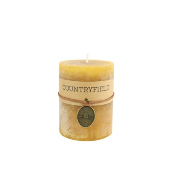 Bougie ronde Tonnie H7cm ambre - DECOSTARS
