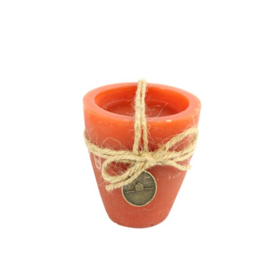 Bougie bol Tonnie H9cm rouille - DECOSTARS
