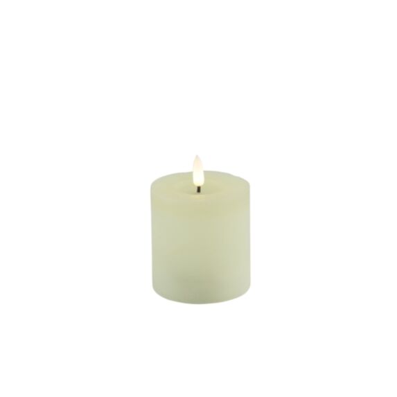 Bougie artificielle Lyon Ø7,5xH.8cm crème - DECOSTARS