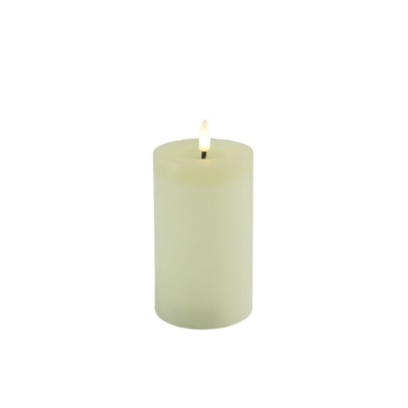 Bougie artificielle Lyon Ø7,5xH.12,5cm crème - DECOSTARS