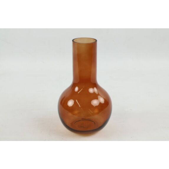 Vase en verre Patrizia S Ø18xH.30cm marron - DECOSTARS