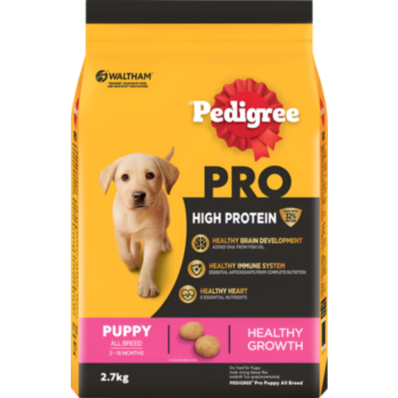 Croquettes pour chiot 2,7kg toutes races - PEDIGREE