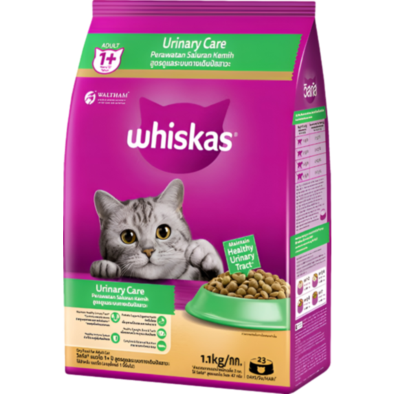 Croquettes pour chat adulte Urinary Care 1,1 kg - WHISKAS