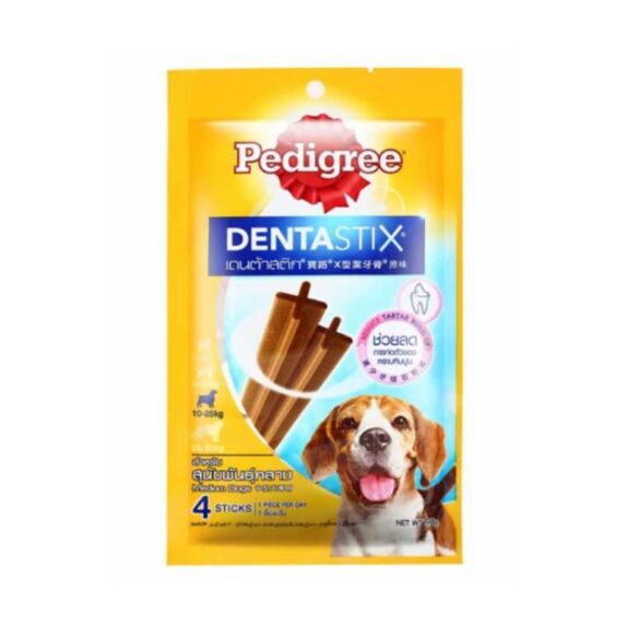 Bâtonnets Dentastix hygiène bucco-dentaire moyen chien 98 g - PEDIGREE®